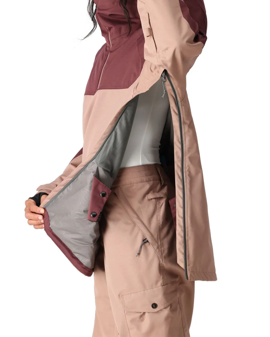 686 Women's Upton Anorak Sassafras Colorblock 2025