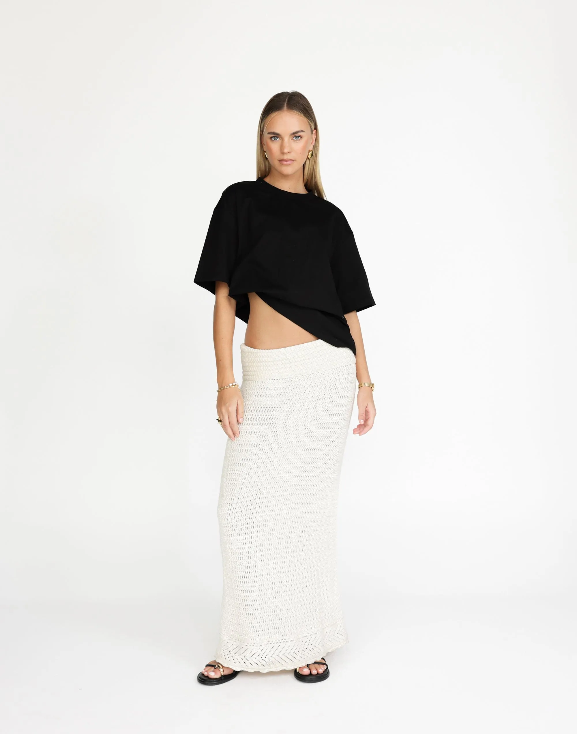 Amani Maxi Skirt (Off White)