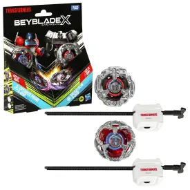 Beyblade X Transformers Collab Optimus Prime 4-60P vs. Megatron 4-80B