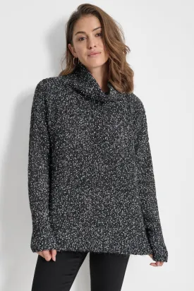 BOUCLE OVERSIZED SWEATER