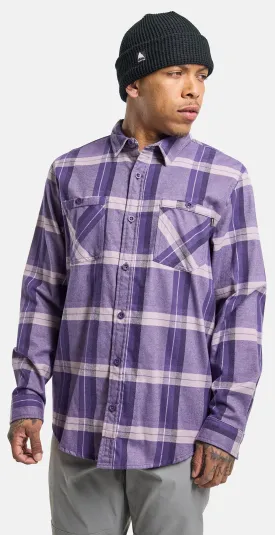 Burton Favorite Flannel Mens Elderberry Sparse Plaid