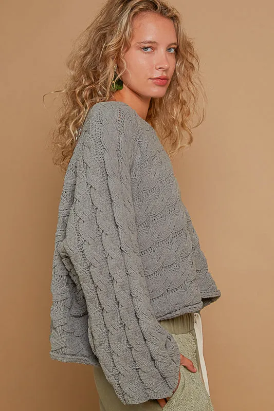 CABLE SWEATER