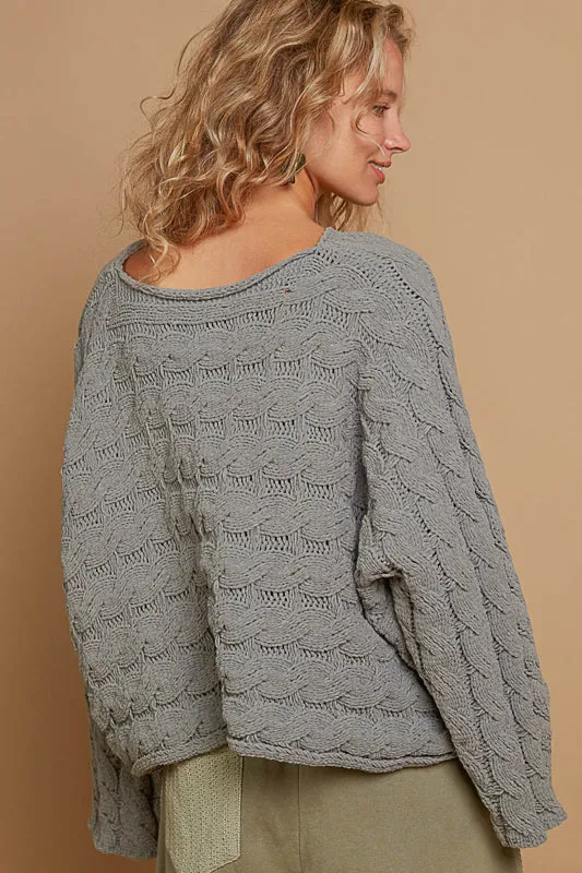 CABLE SWEATER