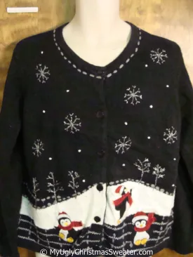 Cute Penguins 2sided Ugly Christmas Sweater