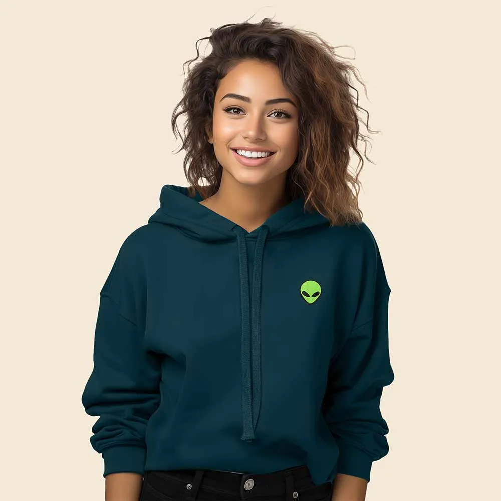 Dalix Alien Cropped Hoodie