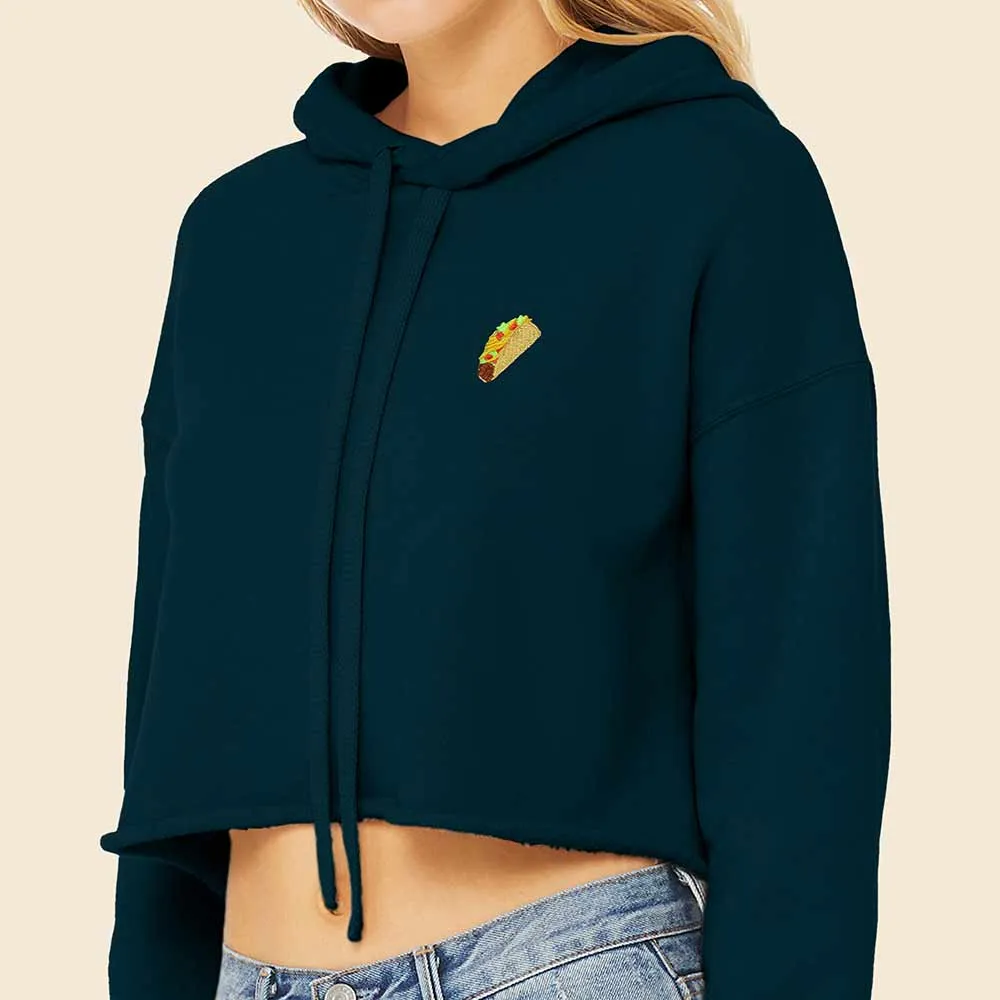 Dalix Taco Cropped Hoodie