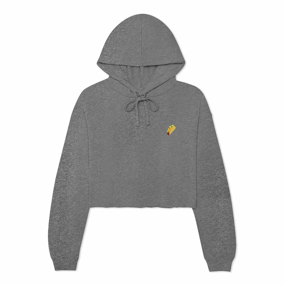 Dalix Taco Cropped Hoodie