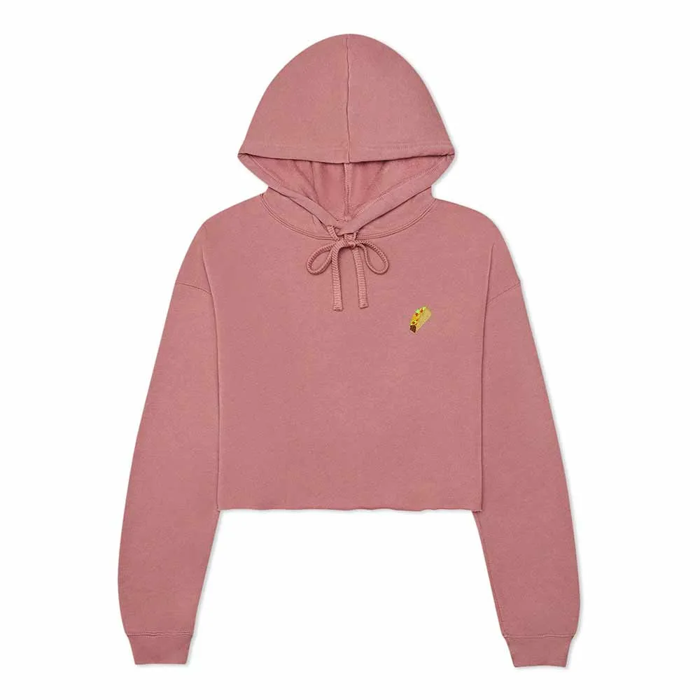 Dalix Taco Cropped Hoodie