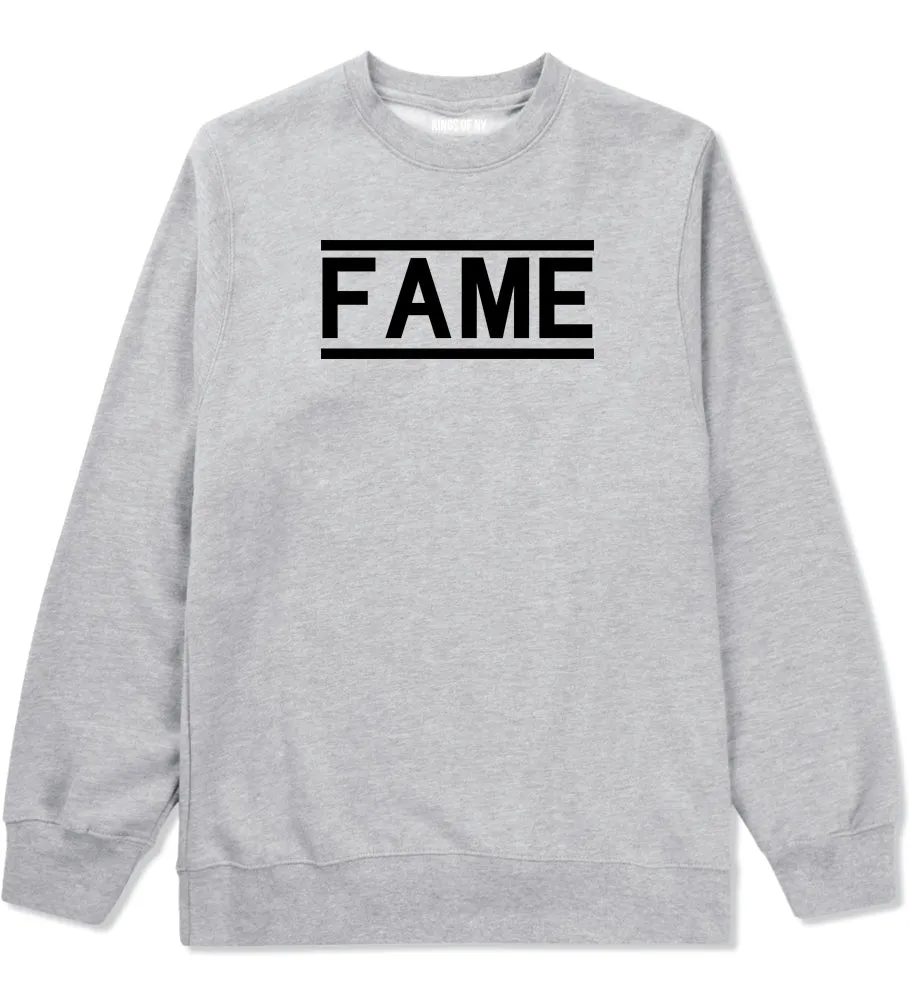 Fame Famous Mens Crewneck Sweatshirt