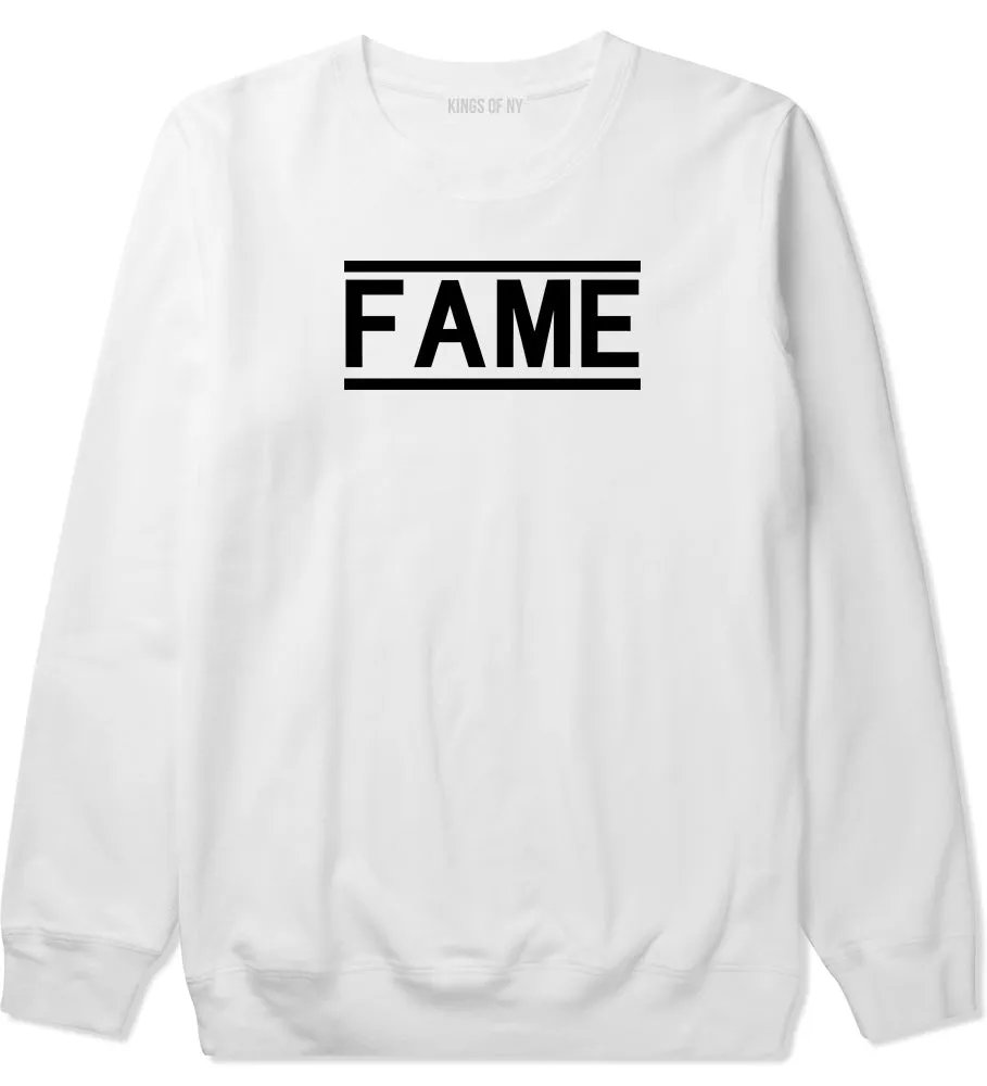 Fame Famous Mens Crewneck Sweatshirt