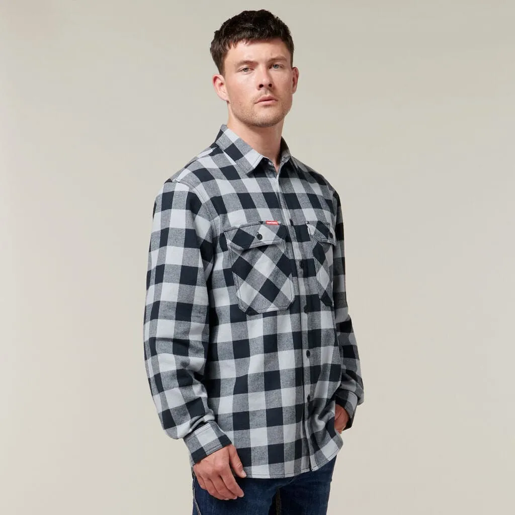 Hard Yakka Long Sleeve Check Flannel Shirt  Y07295