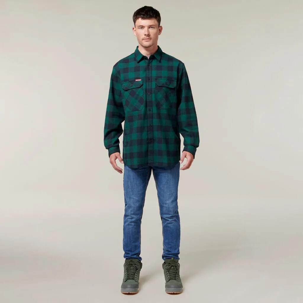 Hard Yakka Long Sleeve Check Flannel Shirt  Y07295