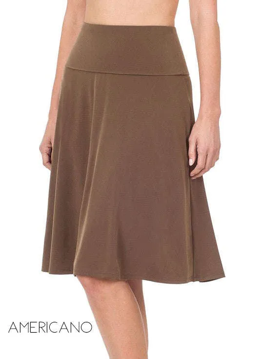 High Waist Everyday Skirt | S-3XL