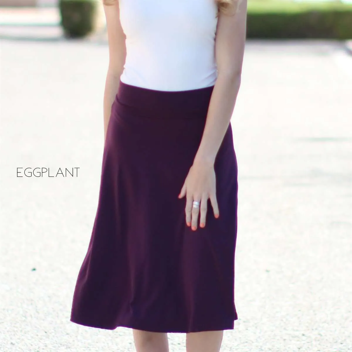 High Waist Everyday Skirt | S-3XL