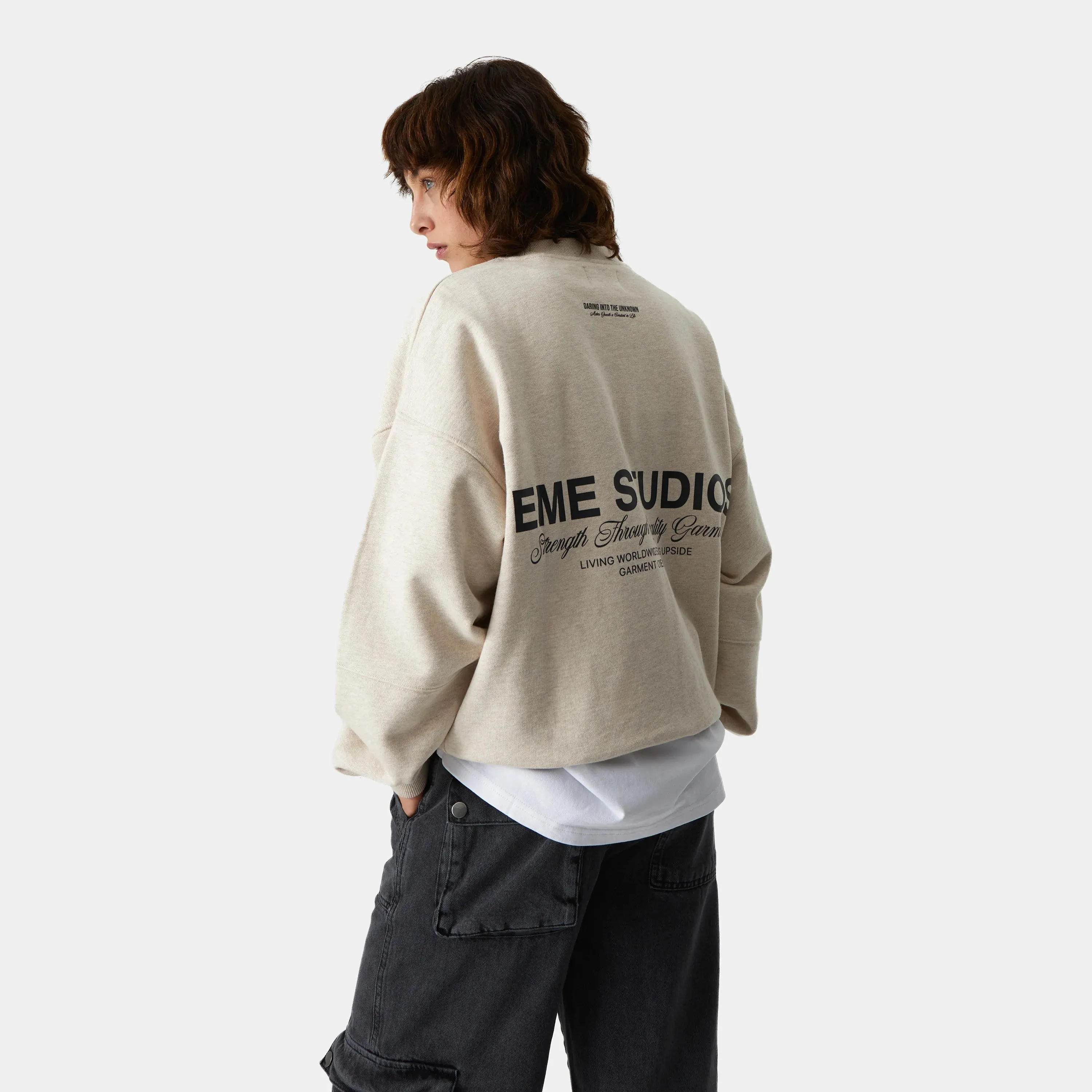 Iconic Heather Oversized Crewneck