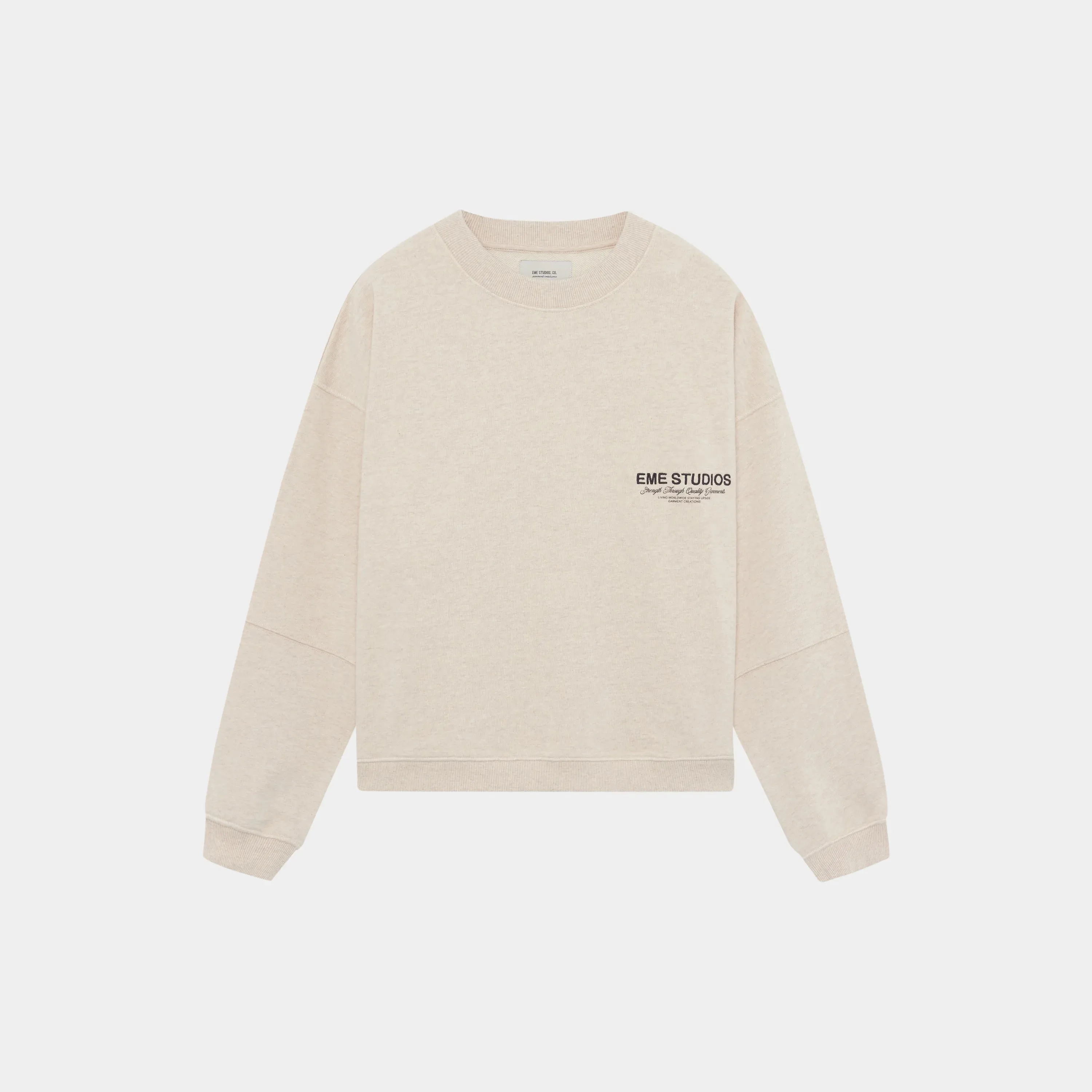 Iconic Heather Oversized Crewneck