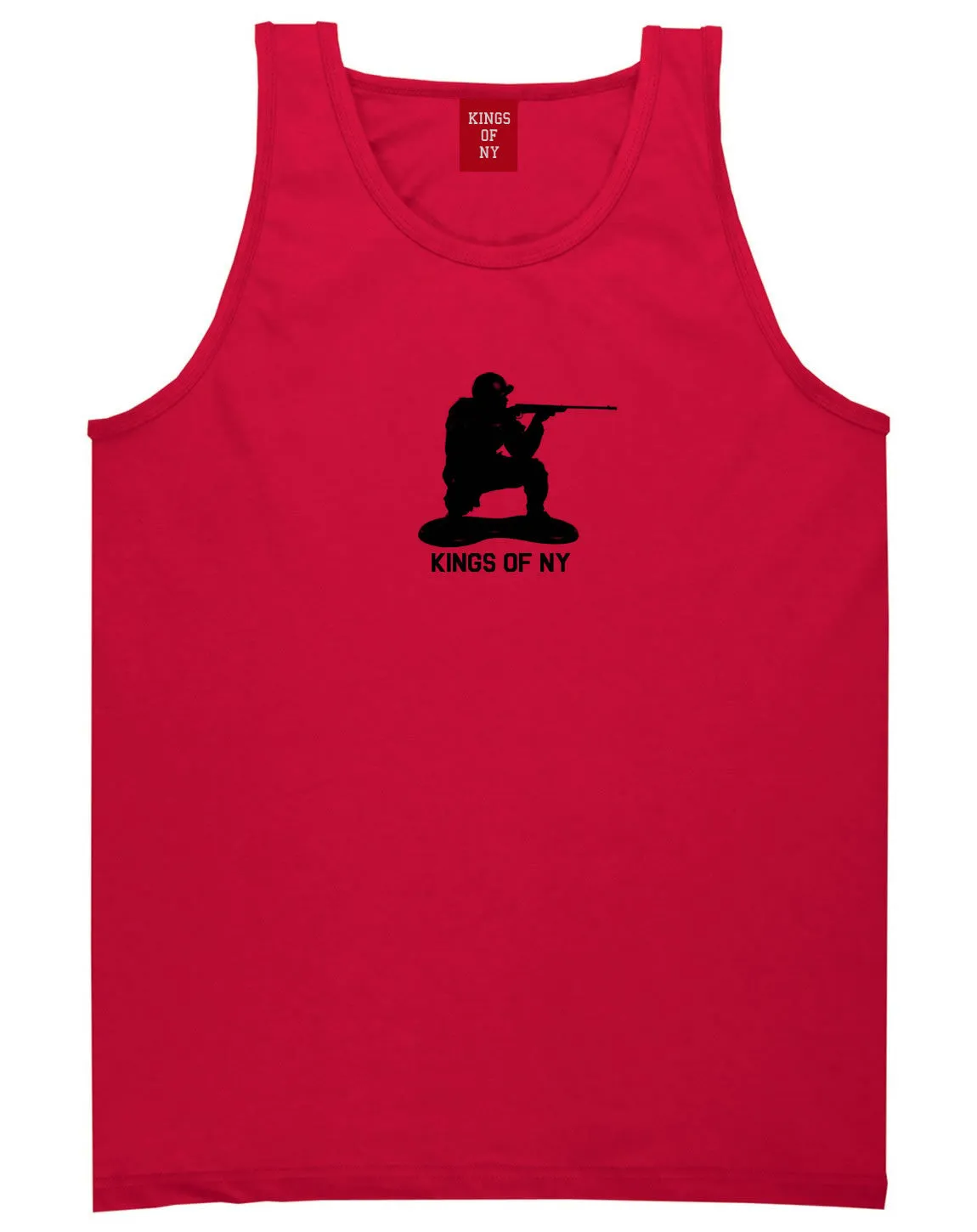 Kings Of NY Green Army Men Tank Top