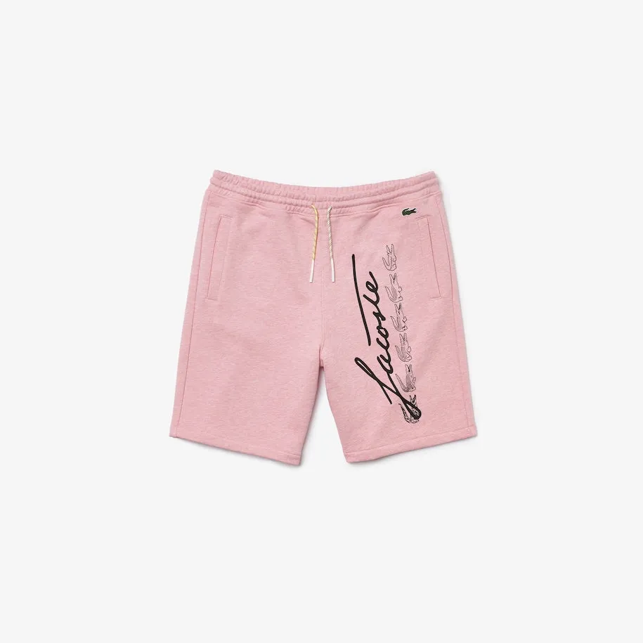 Lacoste SIGNATURE PRINT Short Men’s -PINK-KF9