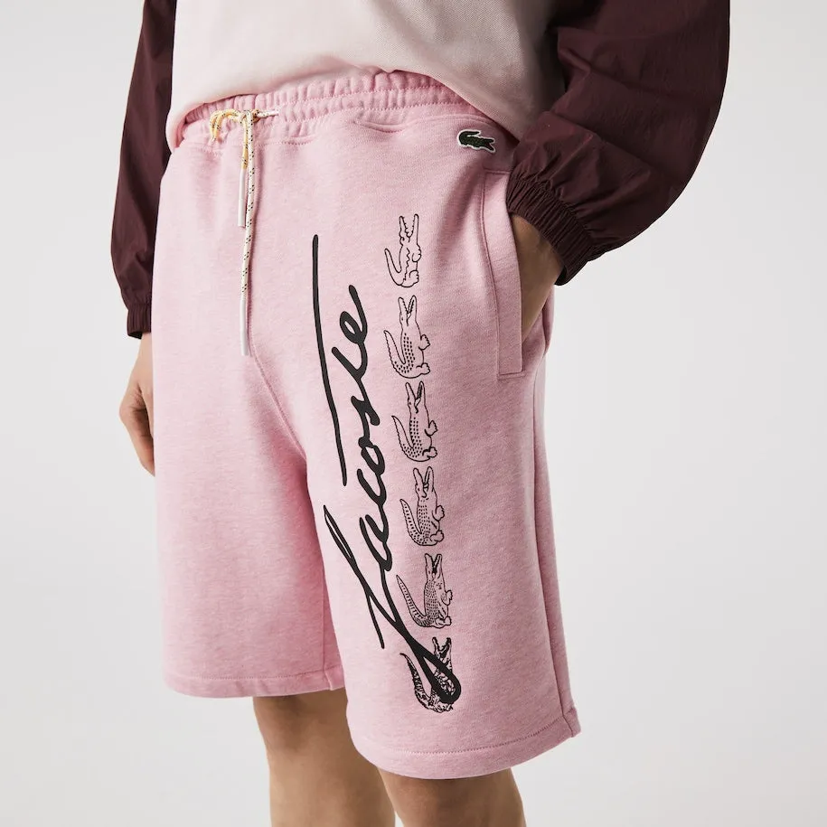 Lacoste SIGNATURE PRINT Short Men’s -PINK-KF9