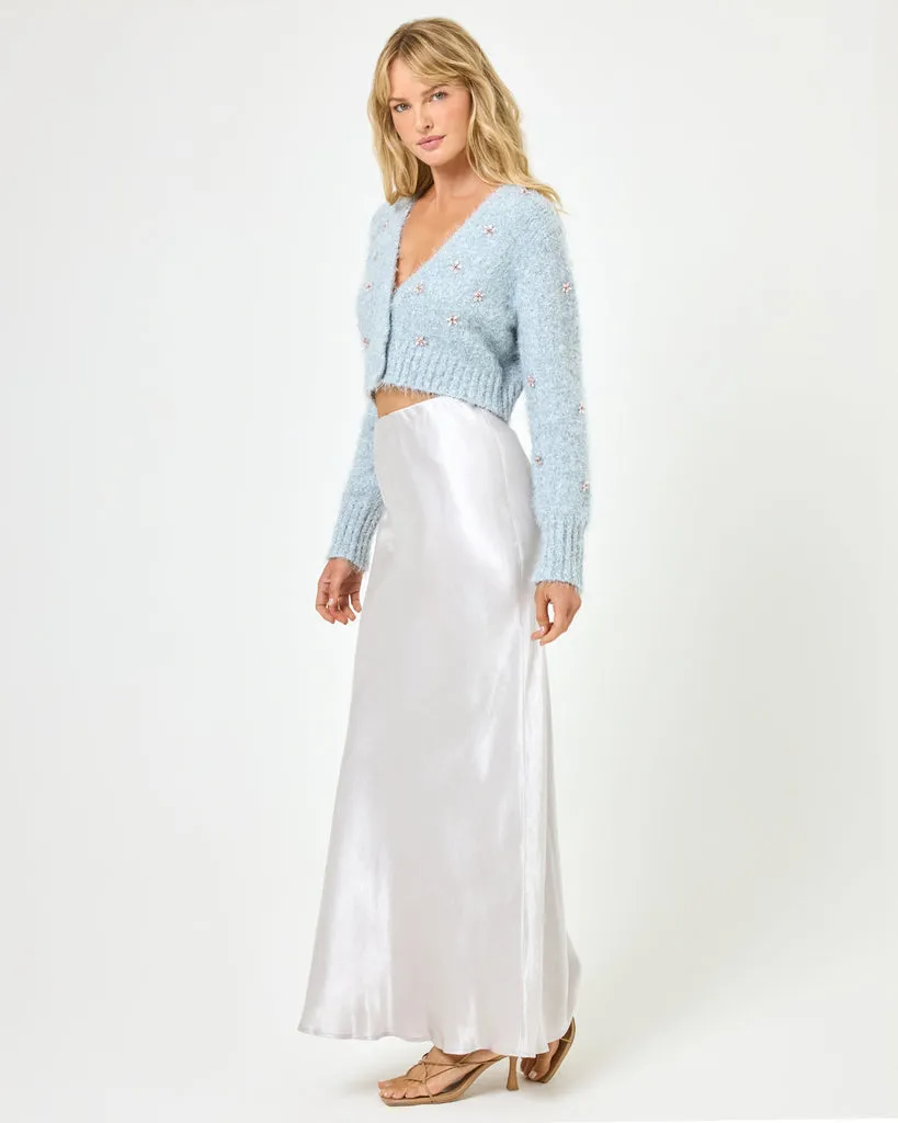 LSPACE Sweet As Honey Satin Skirt