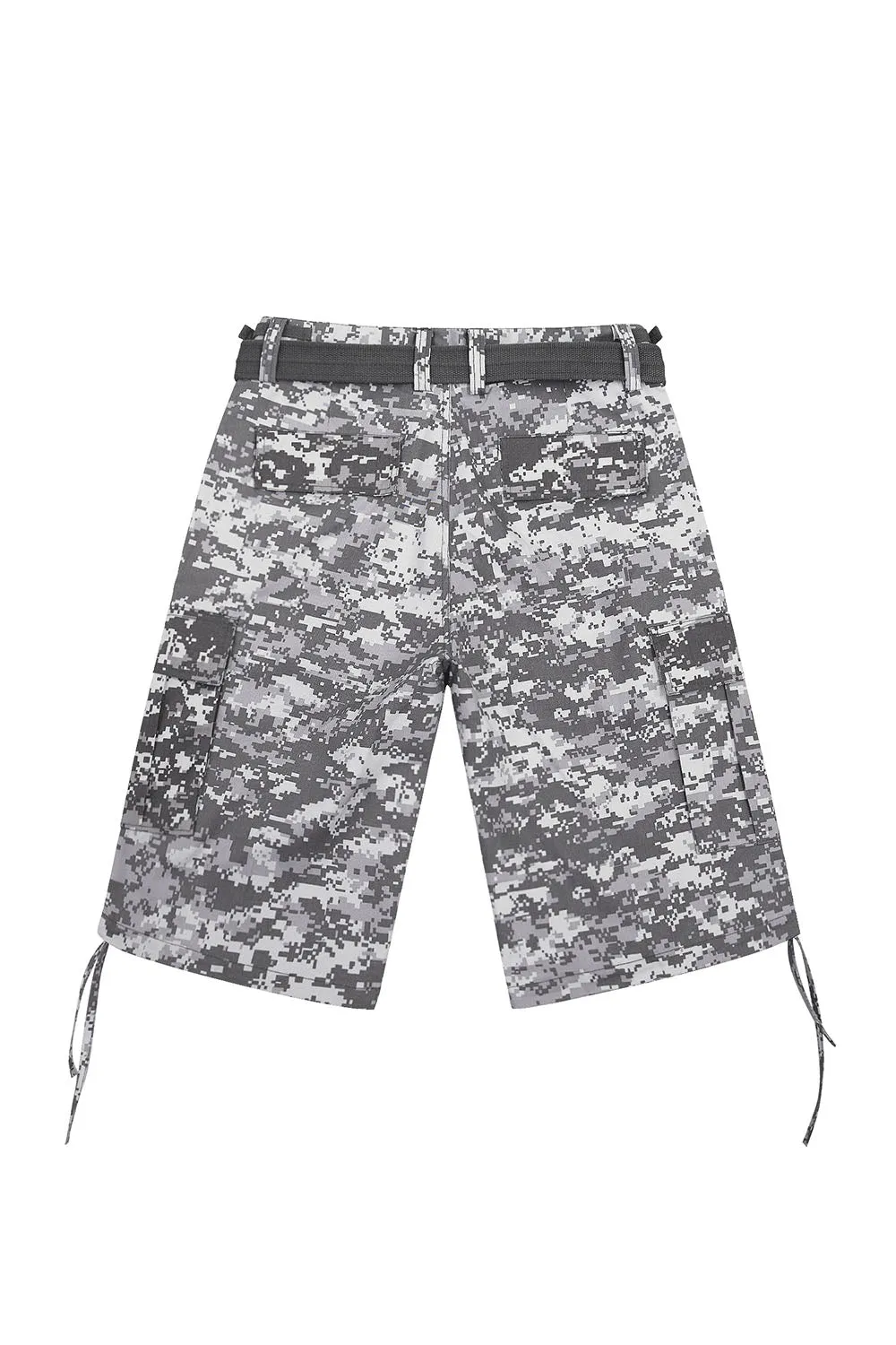 Men's Belted Camo Cargo Shorts (New Colorways)