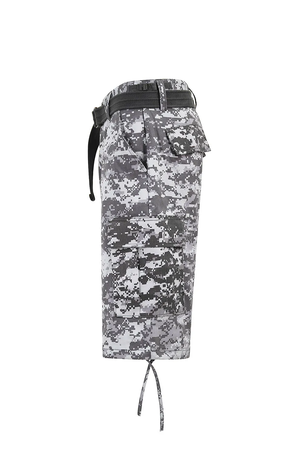 Men's Belted Camo Cargo Shorts (New Colorways)