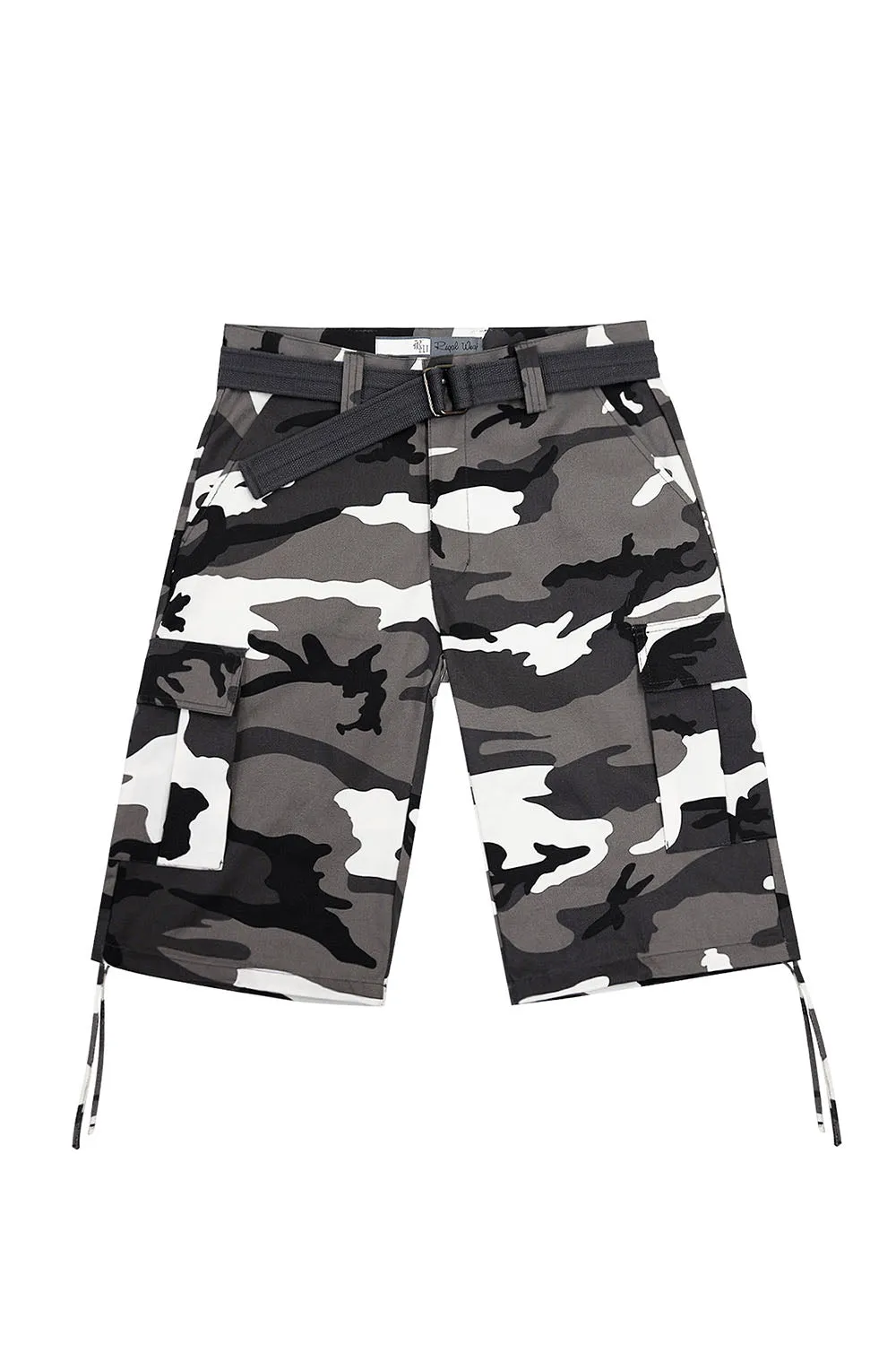 Men's Belted Camo Cargo Shorts (New Colorways)