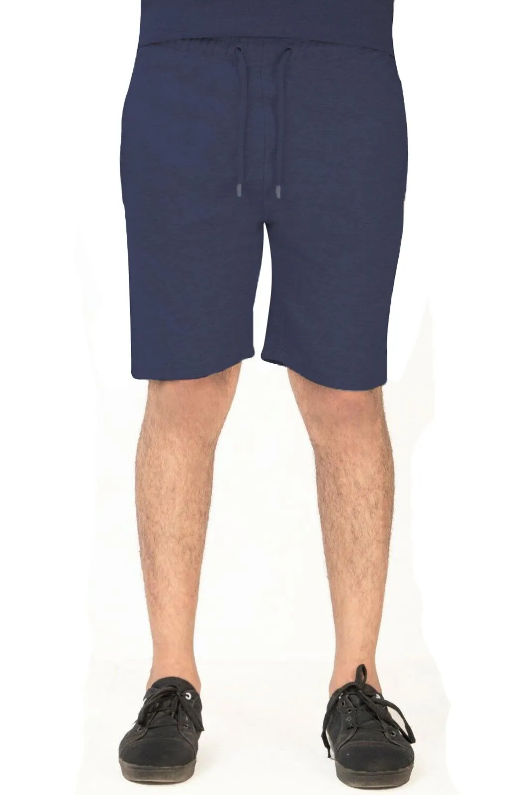 Mens Fleece Shorts with Zip Pockets