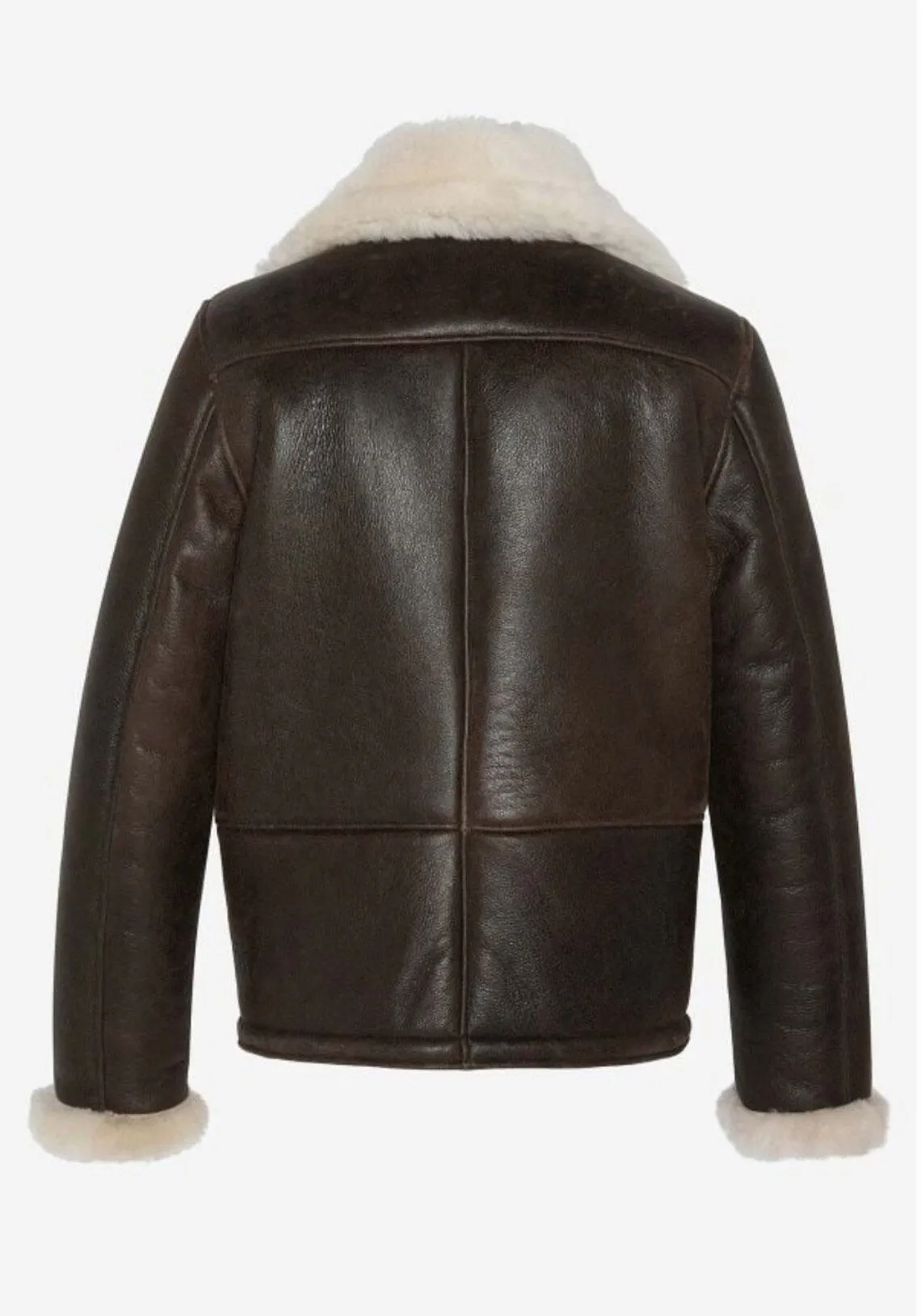 Men's Pure Leather Shearling Jacket