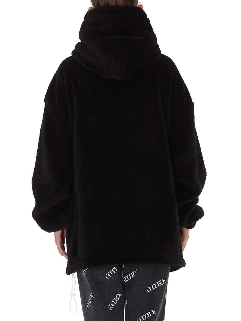 Oversized Wappen Fur Hoodie