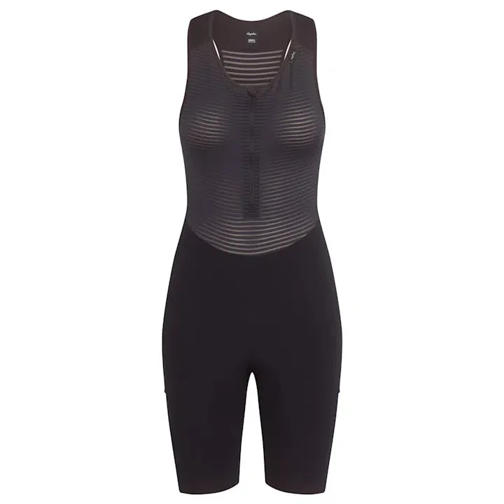 RAPHA Cargo Womens Bib Shorts - Black Grey