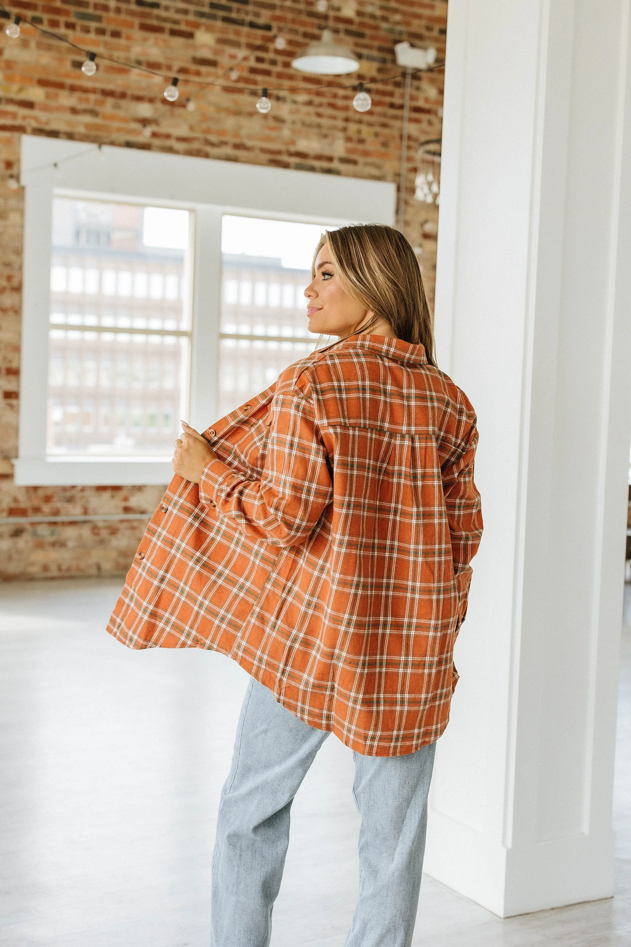 Rylan Oversized Flannel Top | S-2XL | PRE ORDER