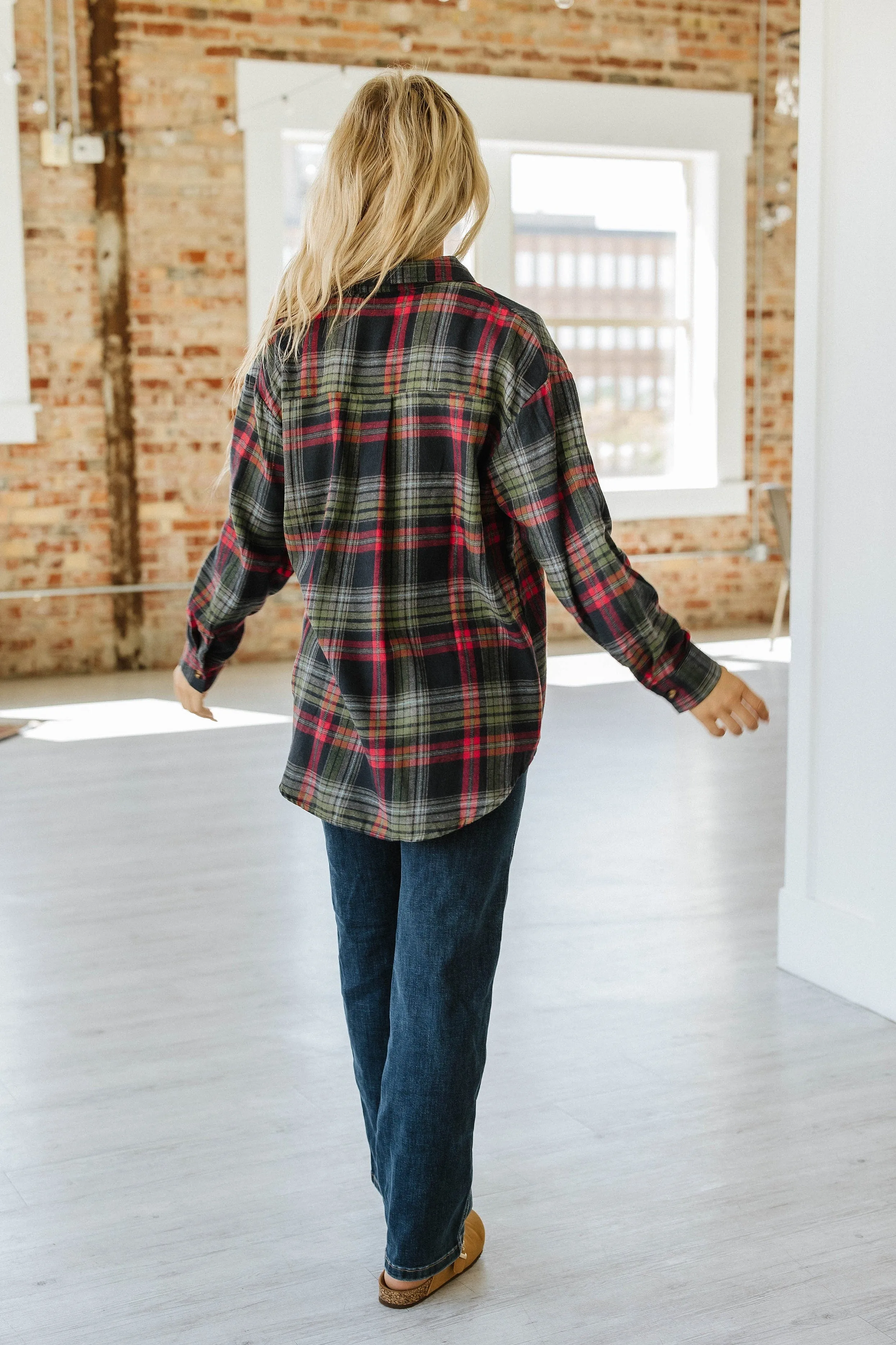 Rylan Oversized Flannel Top | S-2XL | PRE ORDER