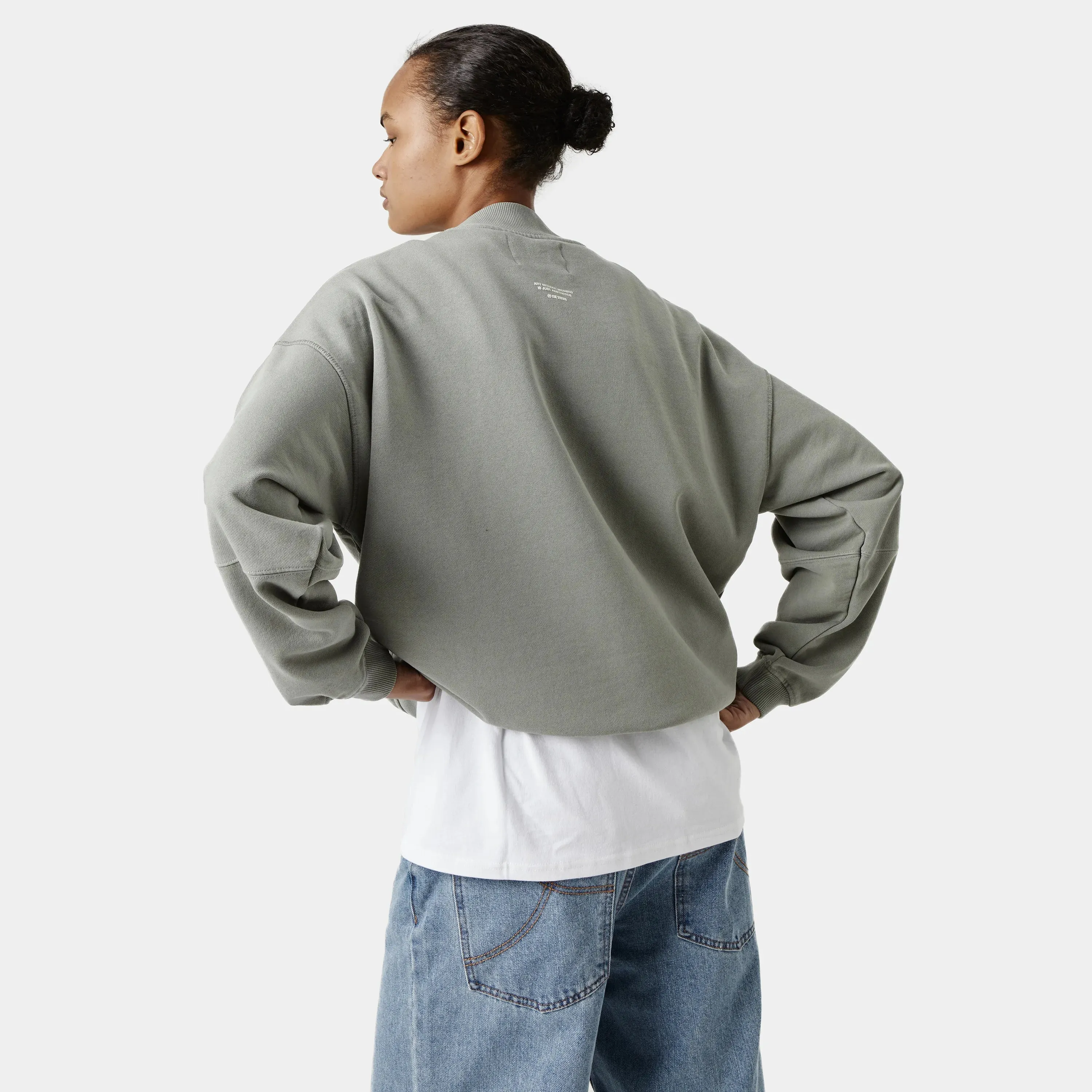 Serenity Pebble Oversized Crewneck