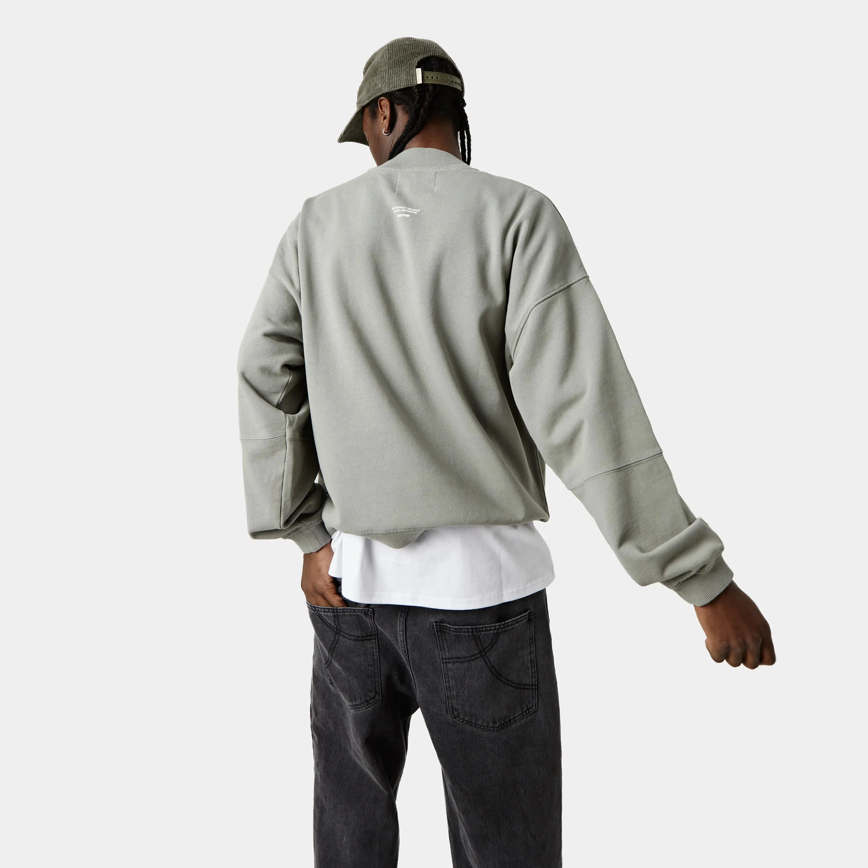 Serenity Pebble Oversized Crewneck