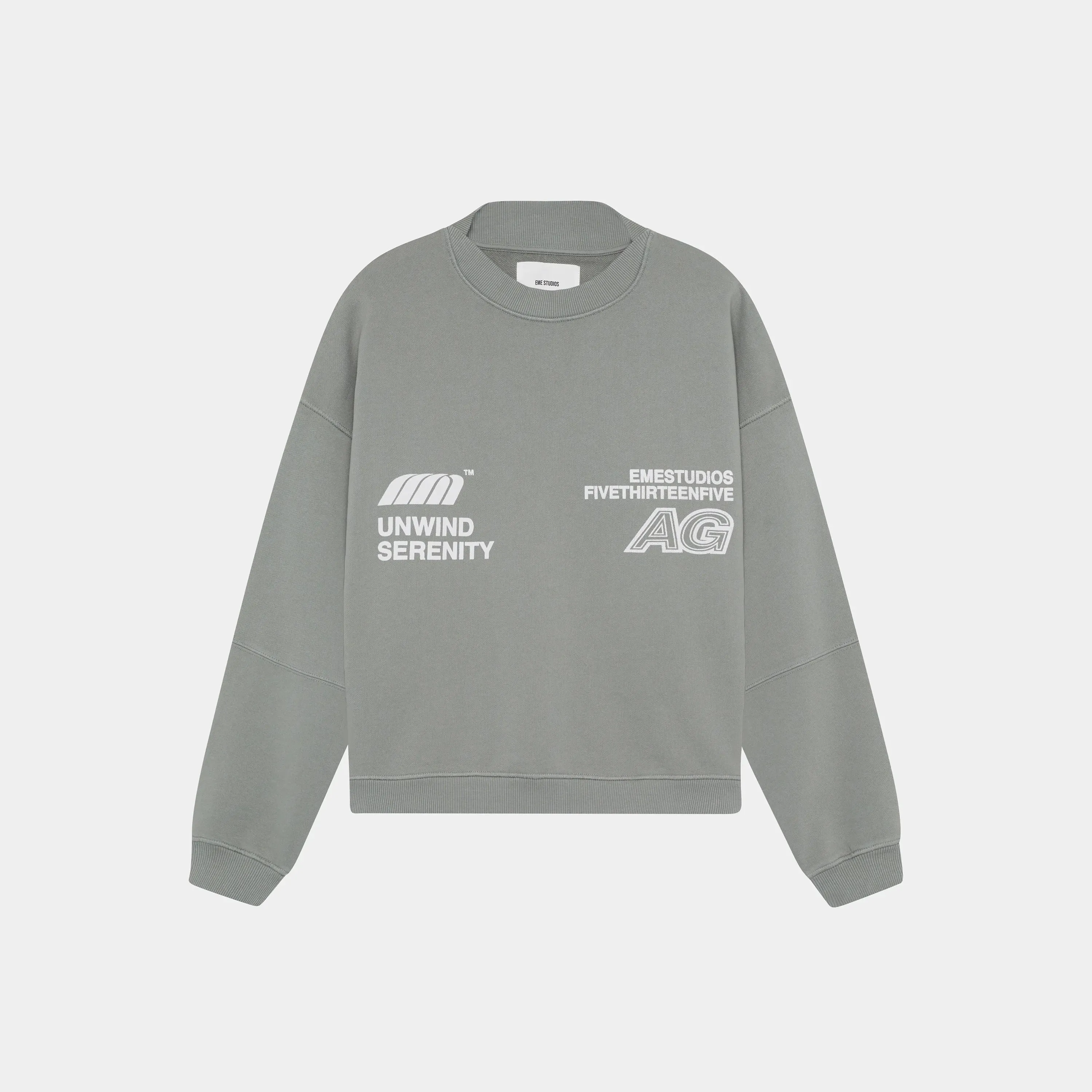 Serenity Pebble Oversized Crewneck