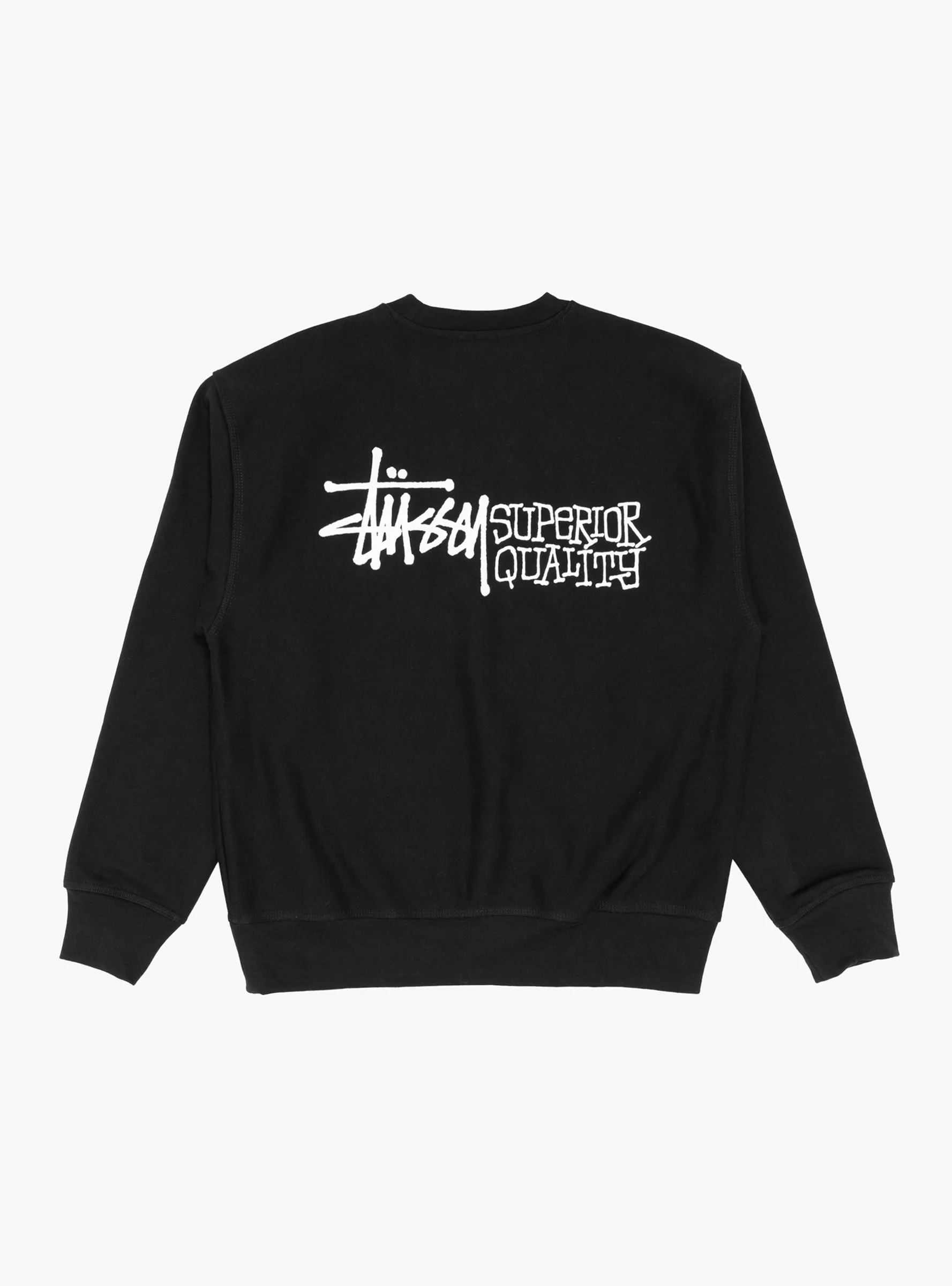 Superior Quality Crew Sweatshirt Black