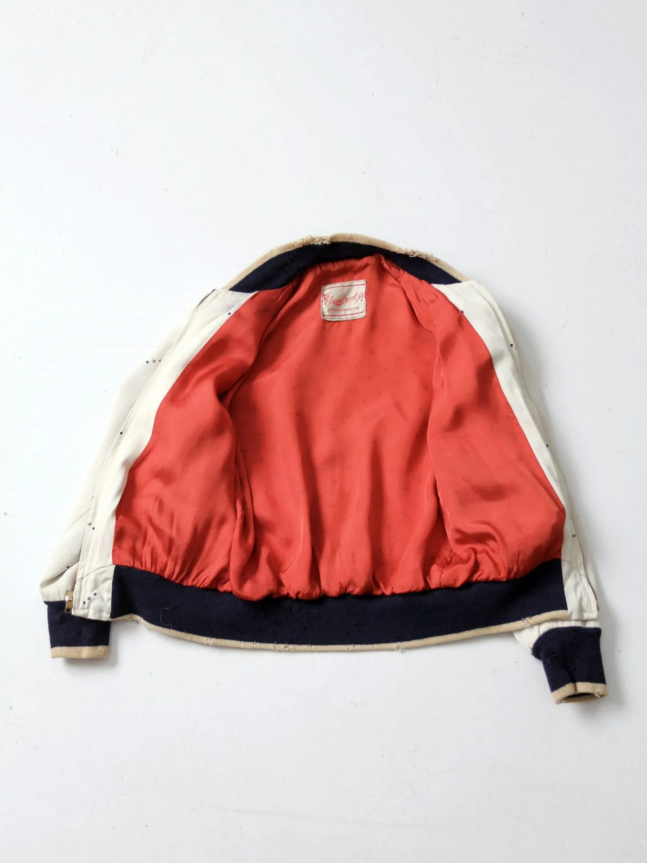 vintage 50s sportswear jacket by Cranbrook Jr