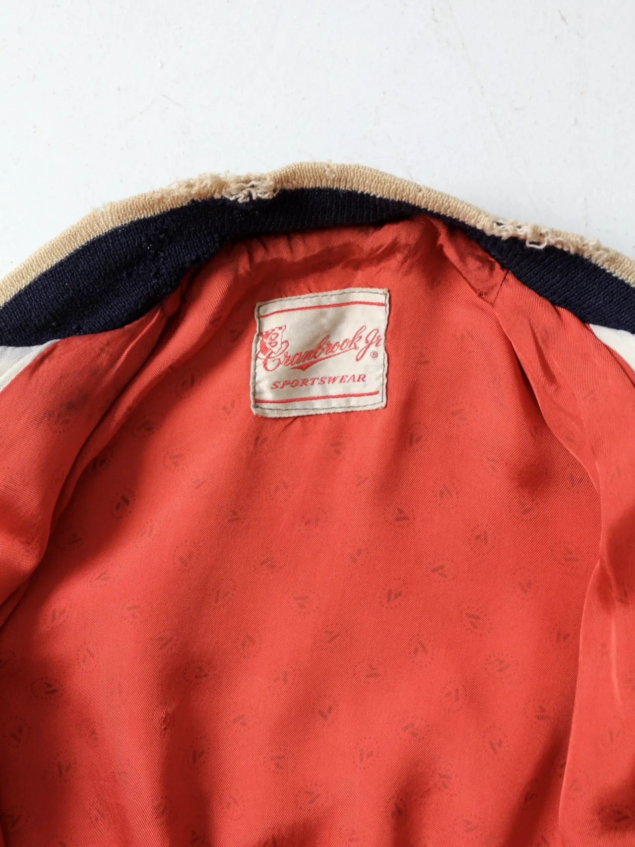 vintage 50s sportswear jacket by Cranbrook Jr