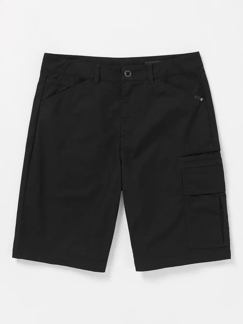 Volcom Grand Fang Cargo Shorts - BLACK