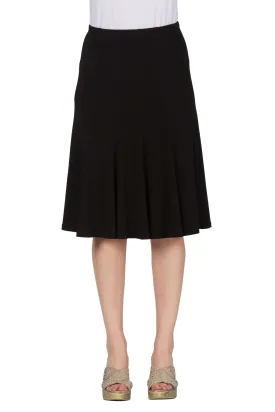 Women's Skirt Black Elegant CLassic Design Our Best Seller Flattering Design Made In Quality Stretch Fabric Sizes S- XLARGE Qualit yMade In Canada